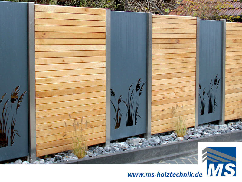 GartenzaunBausatz für Selbstaufbau oder Montage durch MS Holztechnik